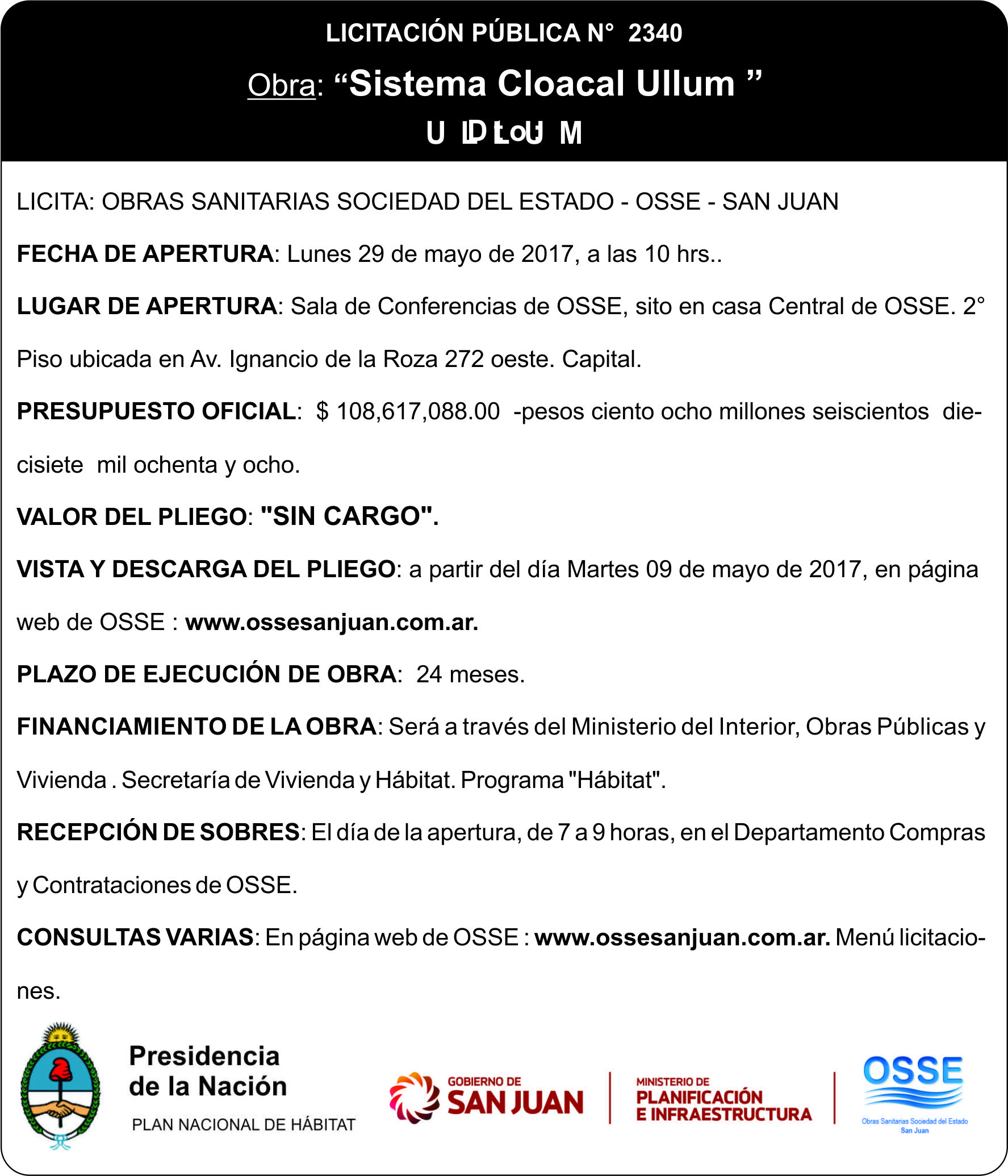 OSSE - Centro de Prensa